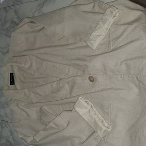 Sag harbor linen blend blazer